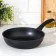 The “Tradition” pan, D = 24 cm, plastic handle, anti -stick coating, black color