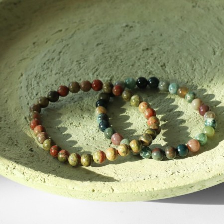 Set of bracelets 2 pcs. Shar No. 6 "Jasper and Unakit"