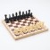 The chess figures are everyday, the king h = 7 cm, pawn-4 cm, plastic