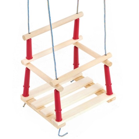 Swing, wooden, wood, seat 33 × 22cm, mix-14