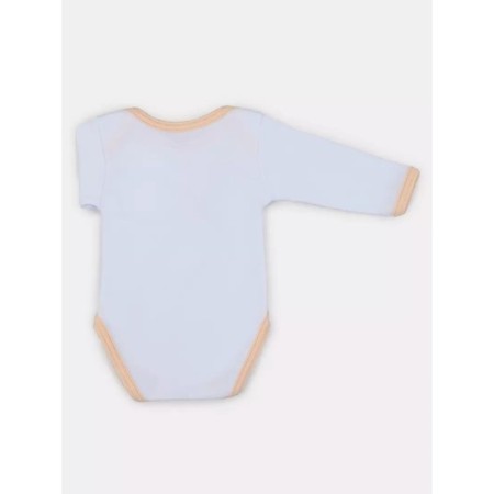 Body baby with a long sleeve Rant Rainbow, height 68 cm, peach color-5