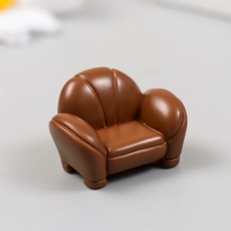 Decor for the creativity of the polystone "Leather chair" 3.3x2.2 cm-3
