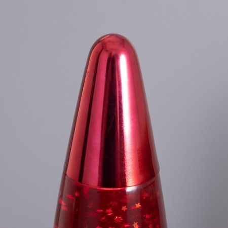 Lava-lamp "Rocket" 1x30W E14-R39 (sparkles) red 11x11x41cm-4