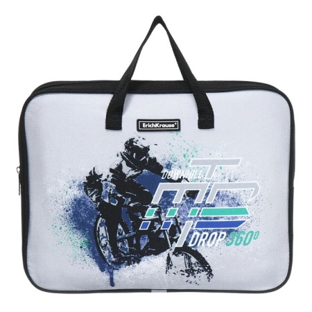 Folder with A4+handles, 360 x 290 x 70 mm, textile, Erichkrause downloadHill 57600