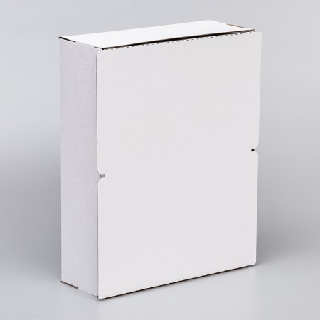 Box for a cake with a window, white, 30 x 40 x 12 cm-2