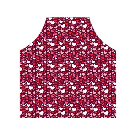 Apron of a kitchen with a photo print "Happiness", adjustable, size OS-2