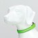 Collar with backlight double strip size XL, Osh 52-60 x 2.5 cm, 3 glow modes Green