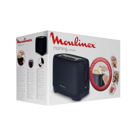 Toster Moulinex LT2M0810, 850 W, 7 grip modes, 2 toasts, defrosting, black-4