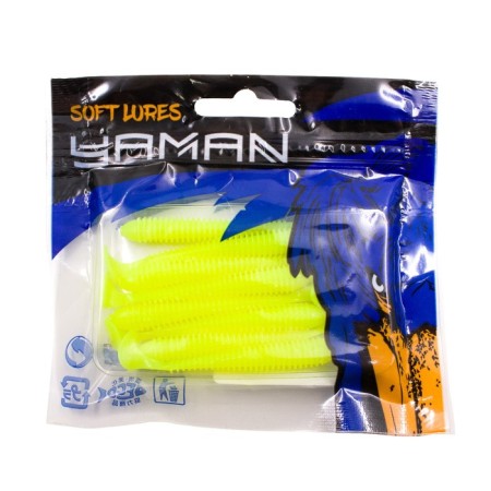 Vibro-high-high Yaman Pro Betta, 11.4 cm, color #02-cheartreuse, packaging 5 pcs.-2