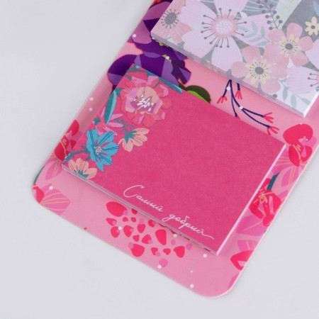 Gift set “With love teacher!”: A5 diary, 80 sheets, stickers and ballpoint pen, blue pasta-9