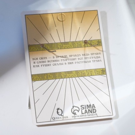 Earrings "Tarot" Strength, Color silver-2