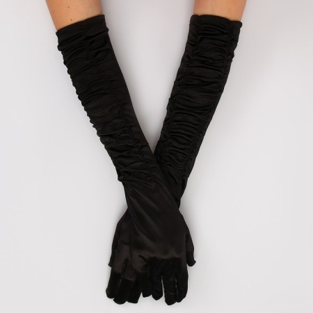 Carnival accessory - gloves with assembly, color black-1