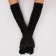 Carnival accessory - gloves with assembly, color black