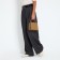 Bag Women's Tout with zipper, brown color