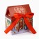 Box a gift New Year's folding "City Life", 15 x 18 x 10 cm, New Year