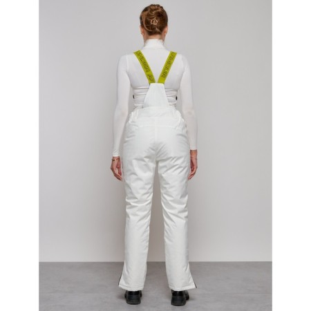 Semi -combinezone ski insulated female winter, size 48, white color-3
