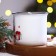 New Year! New Year's ceramic Corgi mug, 450 ml, white color