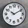 Wall clock, series: classic, D-30.5 cm, volumetric numbers