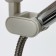 Holder for a shower watering can on a suction cup, 6.8 × 5.5 × 12 cm, white color