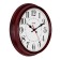Walls Wall interior, silent, d-31 cm, burgundy rim