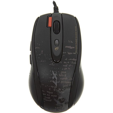 Mouse A4Tech V-Track F5 Black/Optical drawing (3000dpi) USB (6but)