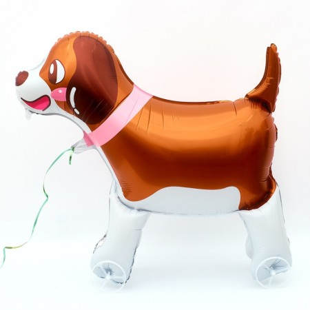 Foil figure 32 "" Dog in the collar ", on wheels-3