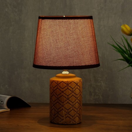 Table lamp 08938/1 E14 40W coffee 17x17x30 cm Risalux-1