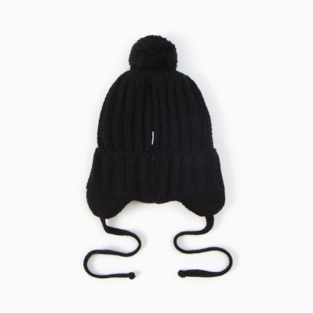 Baby hat, black color, p 48-52-2