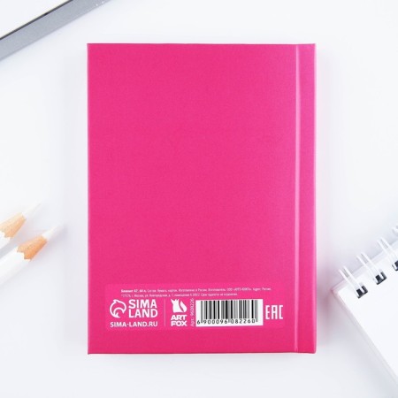 Notepad in solid cover A7, 64 liters of "Princess"-4