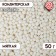 Sprinking confectionery with a soft center "Snow White", 2-5 mm, 50 g
