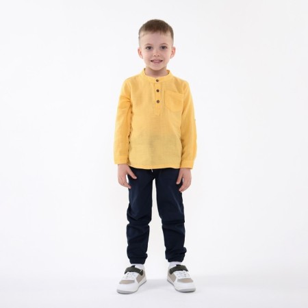 Children's set (longshille/pants), yellow color, height 98cm