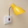 Sconces in the outlet "Classic" 1x10W E27 yellow 10x14.5x25 cm