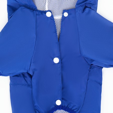 Combiason for dogs, demi -season with a lining, size XL (DS 36, OG 52 cm), blue-10