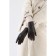 Gloves are female, dimensionless, without insulation, brown color