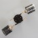 Roberta chandelier 2he27 40W black and gold 48x26x27 cm Bayerlux