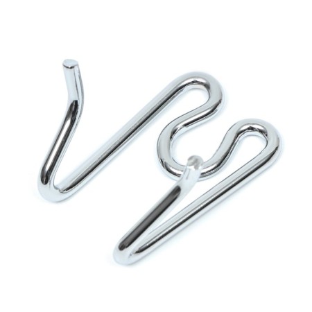 A link for a strict collar - half -reaches, chrome steel, thickness 3.5 mm-1