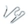 A link for a strict collar - half -reaches, chrome steel, thickness 3.5 mm