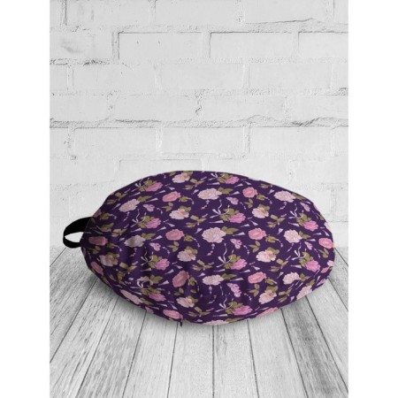 Pillow Siddle "Flower Decoration", Decorative, D = 52 cm-1