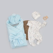 Kinderlitto Rabbits, 4 items, height 50-56 cm, blue color