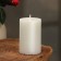 Candle-cylinder smooth, 5x7.5 cm, pearl, 6 hours