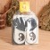 Set Gift 4 Women's objects "yin-yang" (hat, rug, mitten, slippers)
