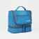 Cosmetic bag 2 parts with lightning, blue color