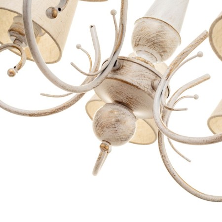 Svetlana chandelier 5x60W E14 white 54x54x42cm SVK-5