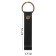 Leather keychain for a car key, strap, genuine leather, black