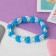 Bracelet Children's "chosen" heartsel hearts, blue color