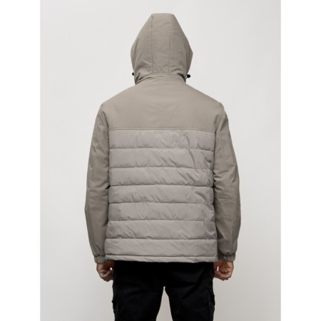 Male spring jacket, size 52, gray color-11
