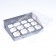 Confectionery folding box for 12 cupcakes 31x 23.5 x 10, silver