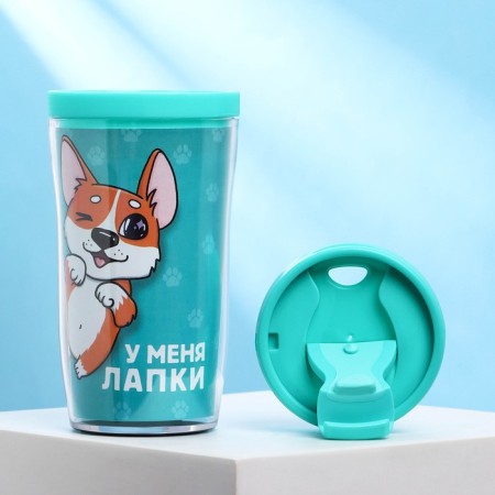 Thermost man with the insert "I have paws" 250 ml-2
