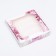 Self -assembly box, "peonies", 16 x 16 x 3 cm
