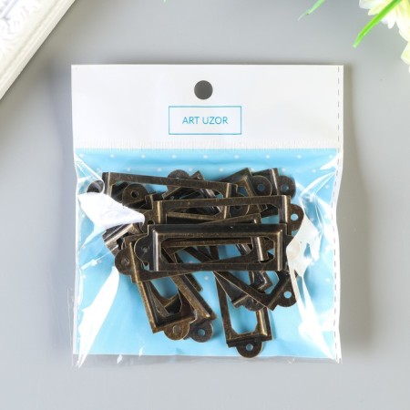 Frame archival metal bronze 2x6.2 cm-3